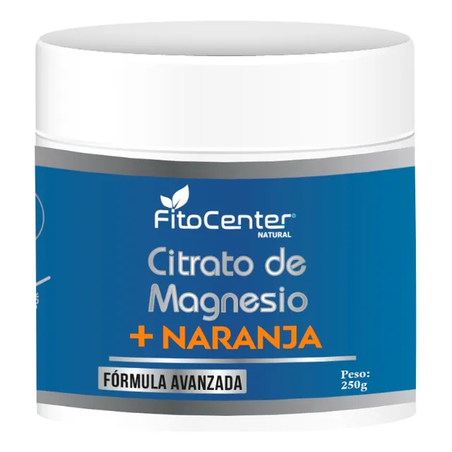 Citrato De Magnesio Fitocenter Natural Sabor 250g