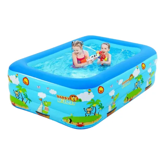 Piscina Inflável Infantil Retangular 150 X 50 Cm 302 Litros