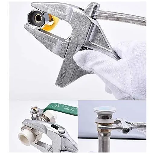 Llave Ajustable In Vastago Corto Grand Apertura