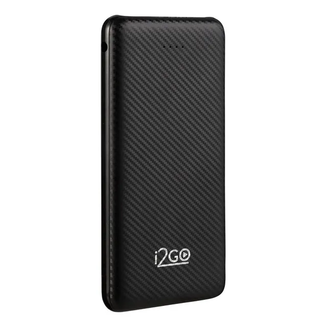 Carregador PortĂĄtil Power Bank I2go 10000mah Cor Preto Carregador PortĂĄtil Power Bank I2go 10000mah Cor Preto