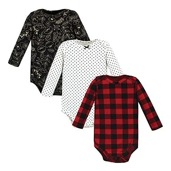 Hudson Bebé Unisex Bebé Algodón Largo-sleeve Kylbk