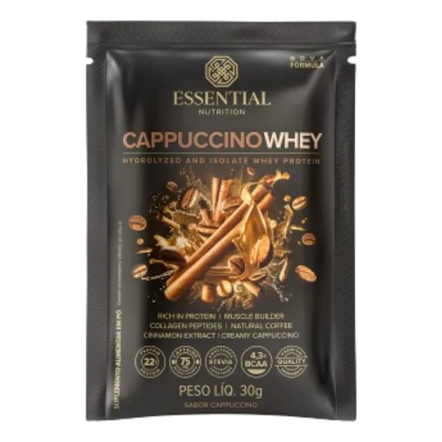 Cappuccino Whey Protein Sachê 1 Unidade (30g) Viagem