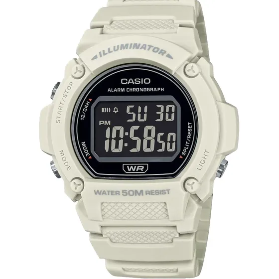 Reloj Casio Illuminator Con Luz Led Con Alarma Y Cronógrafo