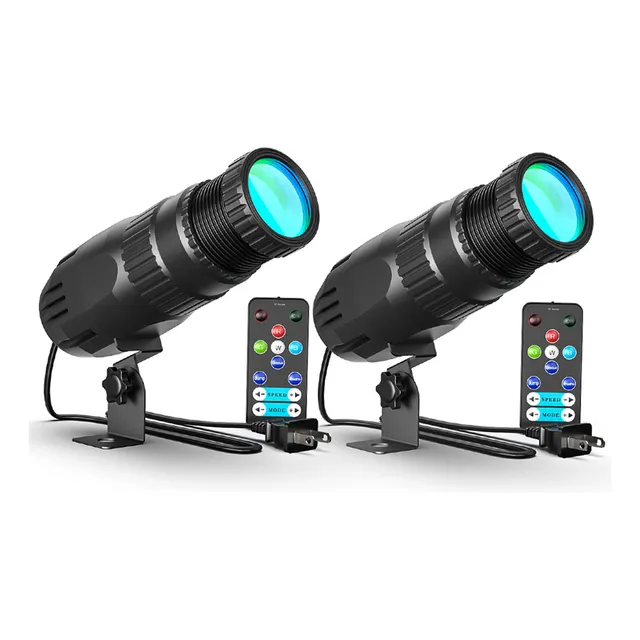 2pcs 10w Rgbw Luz De Escenario Led Dj Pin Beam Spot  Led