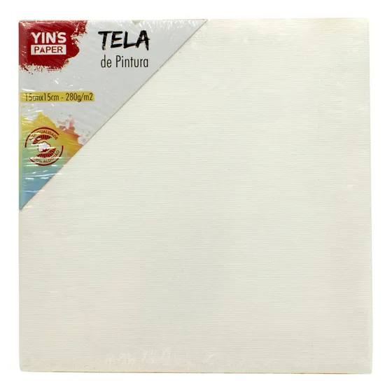 Tela Para Pintura Artistica Em Algodão 15x15 Tintas