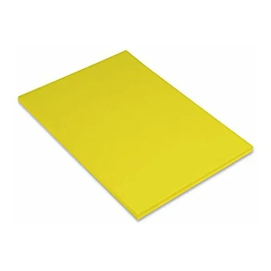 Cartulina Iris Color Amarillo 1/2 Pliego X 5 Hojas