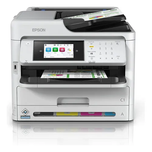 Impressora multifuncional Epson Workforce Pro WF c5890 com bulk ink