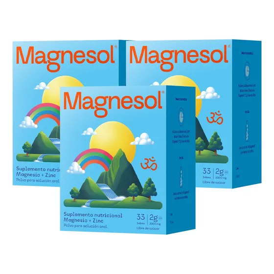 3pack Magnesol Clásico X 33 Sobres