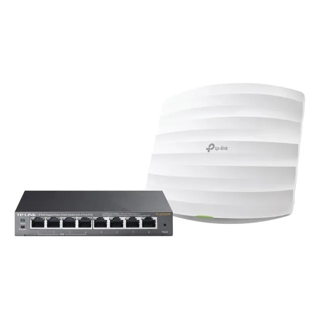 Kit Tp-link De Access Point Eap245 Y Switch Poe Tl-sg108pe