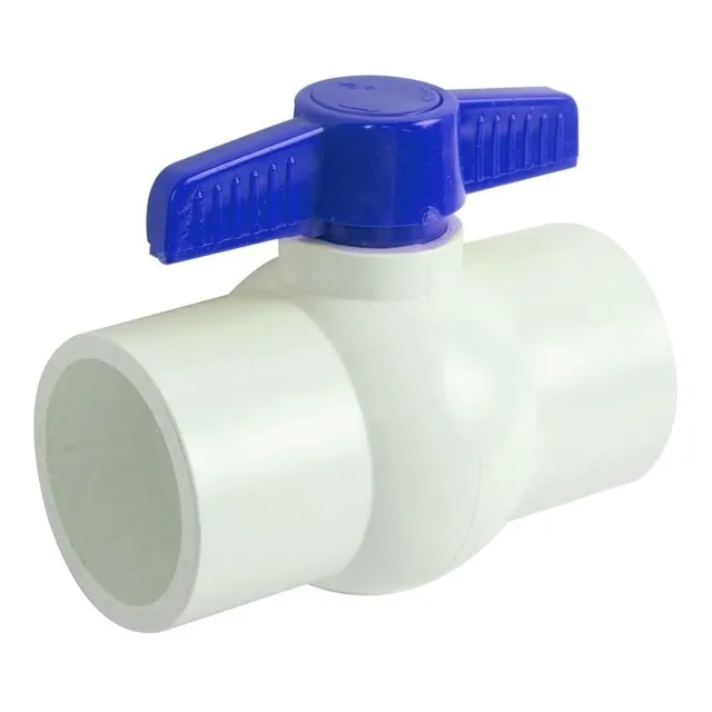 Valvula De Bola Pvc Roscar  De 1/2 