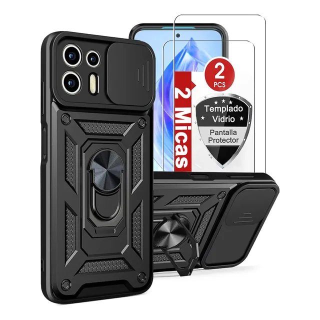 Funda Para Motorola Edge 20 Lite Con Uso Rudo Case + 2micas