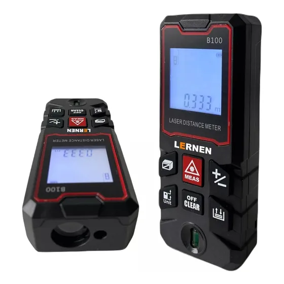 Medidor De Distancia Laser Digital 40m Con Accesorios