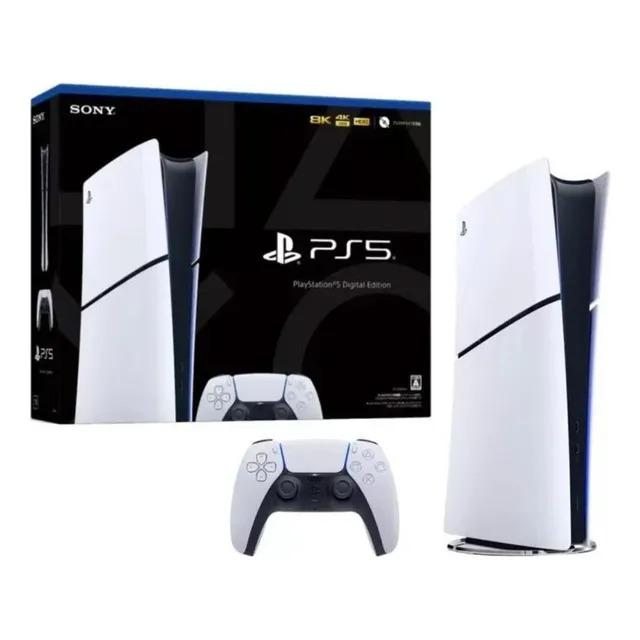 Ps5 Sony Slim Playstation 5 Digital 12 meses, color blanco