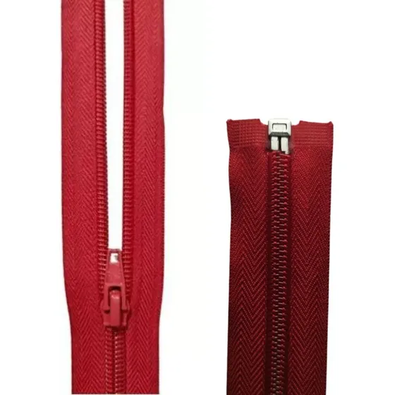 Cierre Chaqueta Nylon 75cm Colores Surtidos Pack X 50