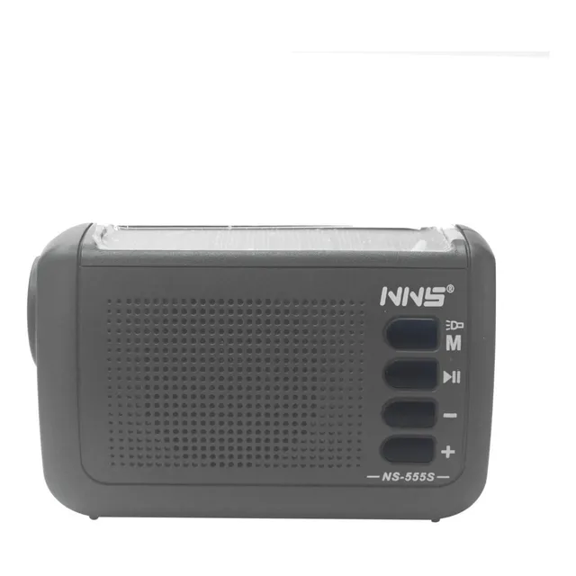 Parlante Bocina Radio Fm Bluetooth Panel Solar Y Linterna 