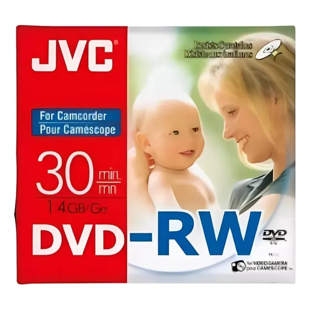 Mini Dvd-rw Jvc 1.4gb 30 Minutos Coleccionable Reliquia