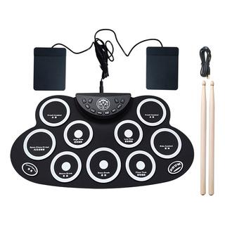Tambor Electrónico Portátil Hand Roll Drum For Exteriores E Tambor Electrónico Portátil Hand Roll Drum For Exteriores E