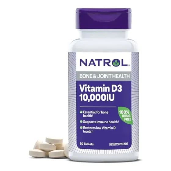 Tabletas Natrol De Vitamina D3 De 10,000 Ui, Respaldan Su