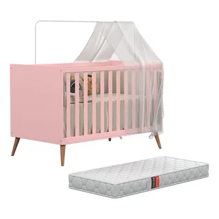 Ms Maciel & Signorini Berço Mini Cama Americano RetrĂŽ Para Quarto De BebĂȘ Menino E Menina Com Grade RemovĂvel E ColchĂŁo Infantil Cor Rosa Ms Maciel & Signorini Berço Mini Cama Americano RetrĂŽ Para Quarto De BebĂȘ Menino E Menina Com Grade RemovĂvel E ColchĂŁo Infantil Cor Rosa
