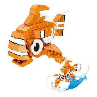 Juguete Sea World Building Blocks Con Forma De Ballena, Lang Juguete Sea World Building Blocks Con Forma De Ballena, Lang