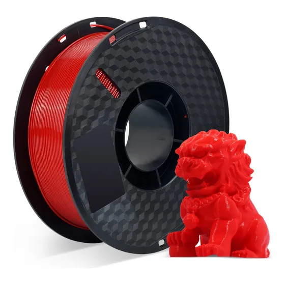 Filamento Petg Kingroon De 1 Kg Y 1.75 Mm Para Impresora 3d Color Petg-red