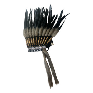 Tocado De Plumas De Sombrero Indio Jefe Americano Tocado De Plumas De Sombrero Indio Jefe Americano