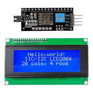 Display Lcd Pantalla 20x4 + Interfaz Conversión I2c + Pines Display Lcd Pantalla 20x4 + Interfaz Conversión I2c + Pines