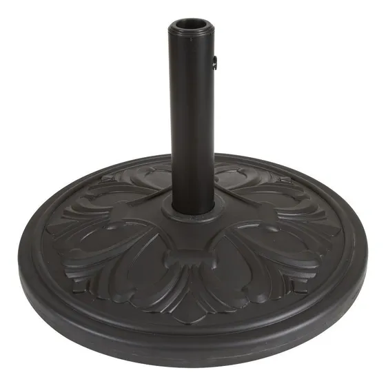 Base Para Sombrilla Circular Negro