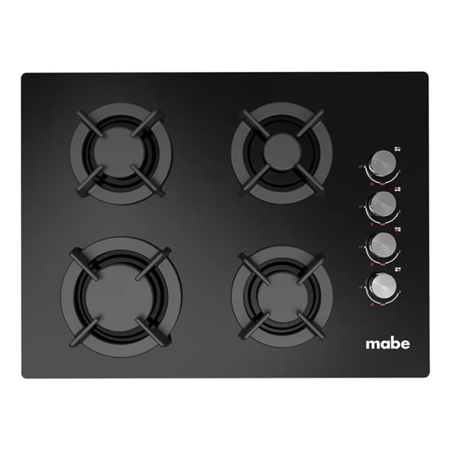 Estufa De Empotrar 60cm Vidrio Templado Negra Mabe - Pm6046v Color Negro 110V/240V