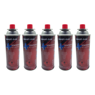Kit 5 Latas Gás Refil 200g Para Fogão Portatil Maçarico Kit 5 Latas Gás Refil 200g Para Fogão Portatil Maçarico