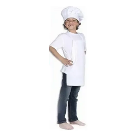 Delantal Mini Chef Para Niños Tela Drill