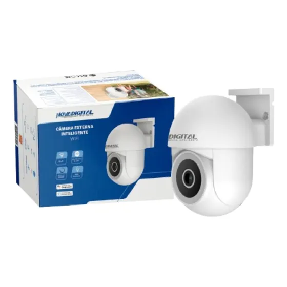 Câmera Segurança Externo Noturno Inteligente Wifi Smart