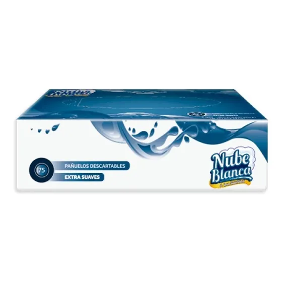Pañuelos Descartables Extra Suaves 75 Unidades Pack X 10