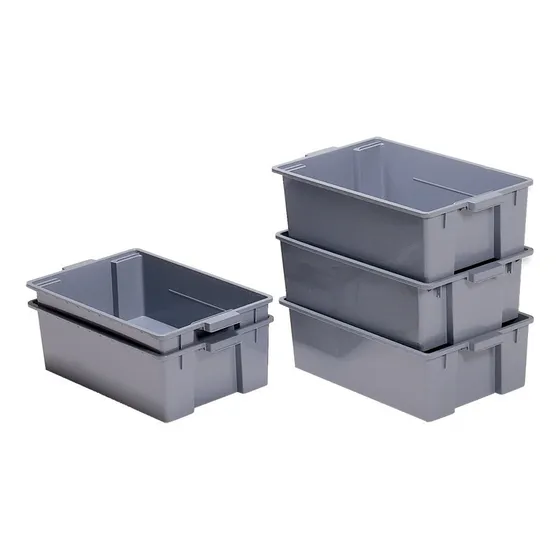 Caja Manaplas Almacenadora Apilable Sin Tapa Pqt De 18 Unds