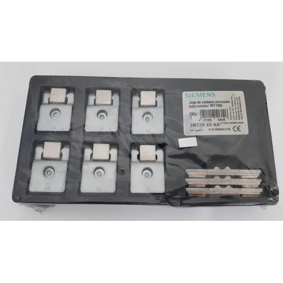 Jogo De Contatos 3rt19 65-6a P/ Contator 3rt1065 Siemens