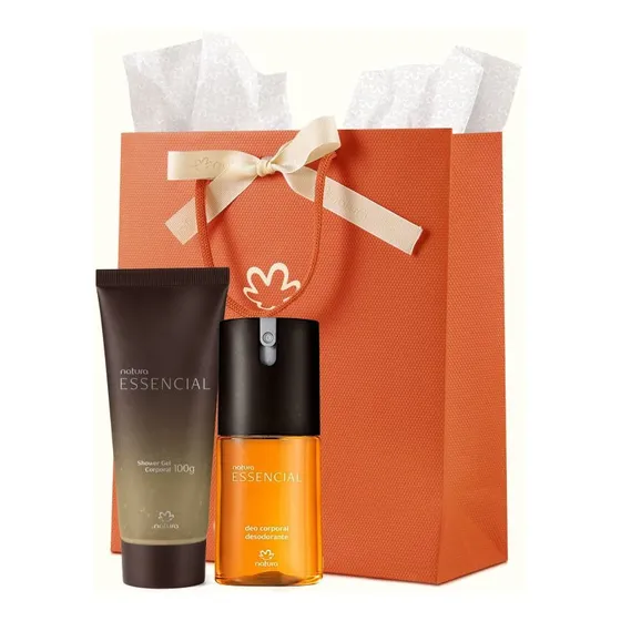Kit Natura Essencial Clássico Shower Gel E Deo Corporal