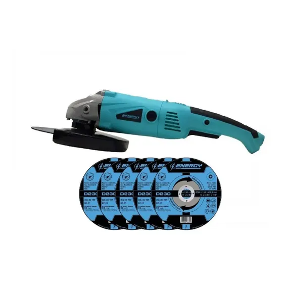 Amoladora Angular 9  Energy 2100w + 5 Discos De Regalo - Tyt
