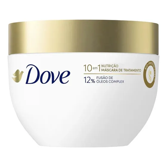 Dove Máscara De Tratamiento 10 En 1 | Nutre & Fortalece 270g