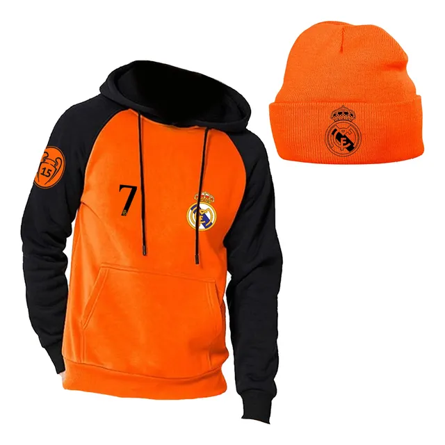 Pack Buzo + Gorro De Lana  Logos Vintage Bicolor