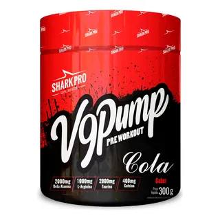 V9-pump Pre Workout - 300g Cola - Shark Pro V9-pump Pre Workout - 300g Cola - Shark Pro