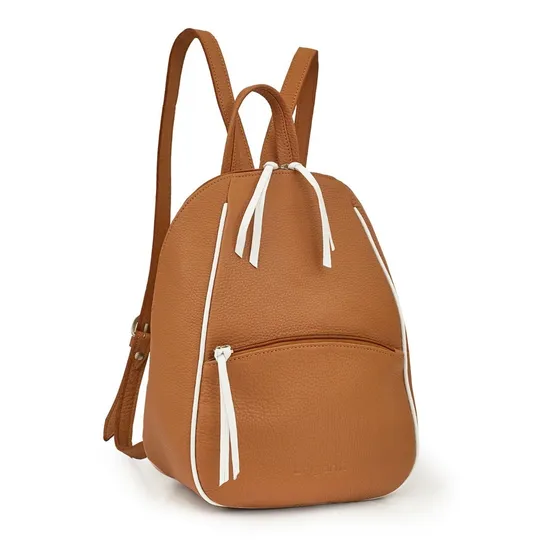 Mochila Cuero Mujer Carteras Morral Moda Briganti  Acc61427