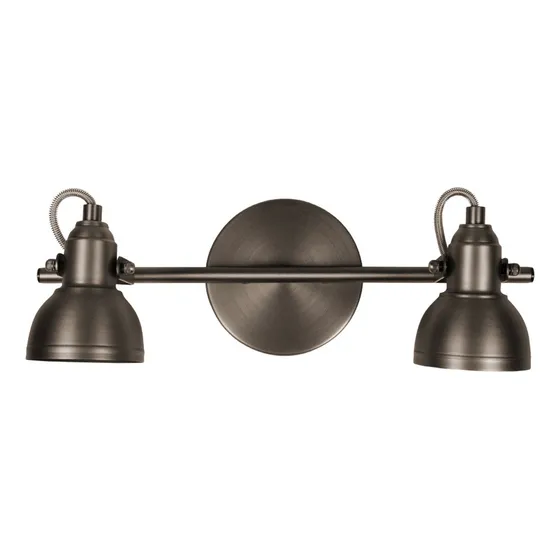 Luminaria Para Techo O Pared Tipo Riel Tr-2414 2 Focos Gu10 Estructura Acero