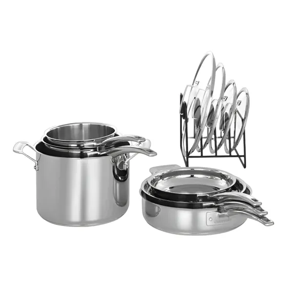 Batería De Ollas Cuisinart 11 Piezas | Acero Inoxidable