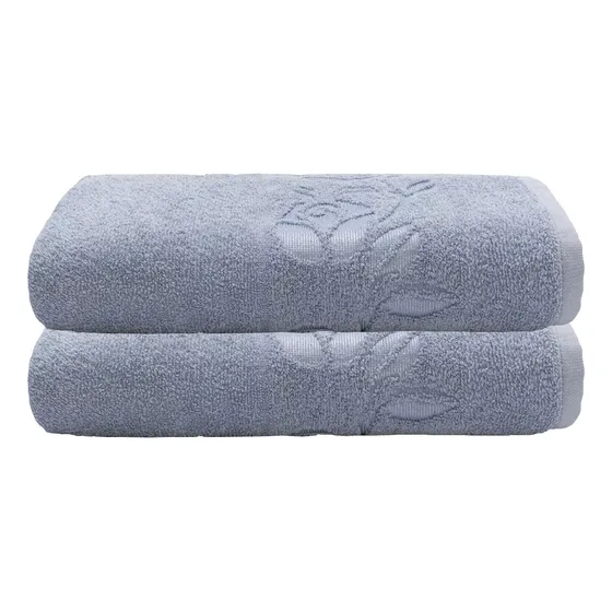 02 Toalha De Banho Camesa Jacquard Serena 70 X 130 430 Gr.