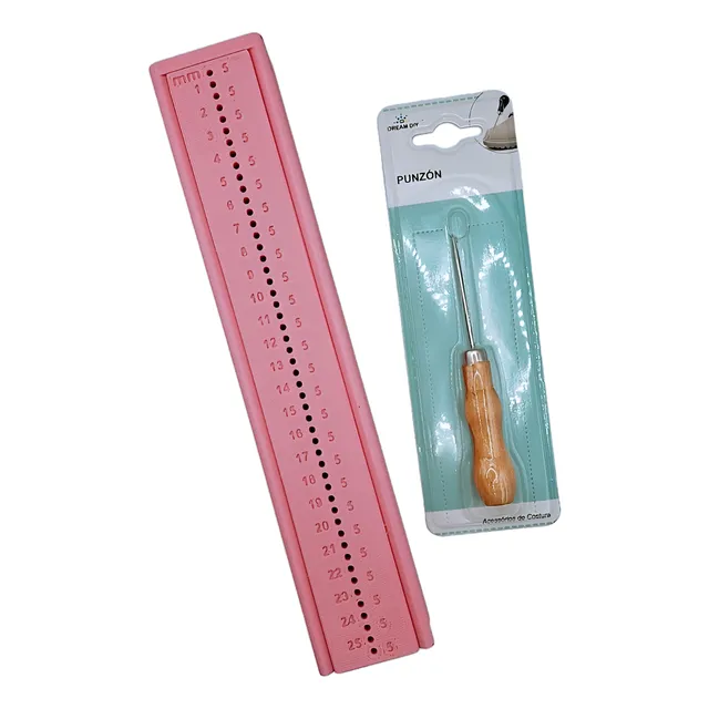 Cuna De Perforación 25cm P/c 5mm Bookbinding Encuadernación
