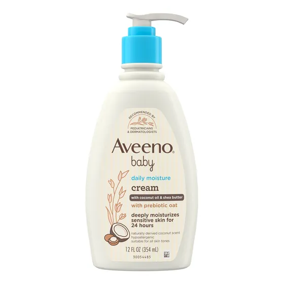 Aveeno Crema Hidratante Prebiotica Para Bebe 354ml