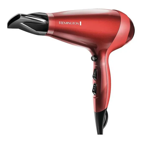Secador De Pelo Remington Silk Ac9096 2400w 6 temperaturas / Velocidades Con Difusor Rojo