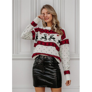 Jersey Navideño Con Cuello Redondo Atmosphere Elk Jersey Navideño Con Cuello Redondo Atmosphere Elk
