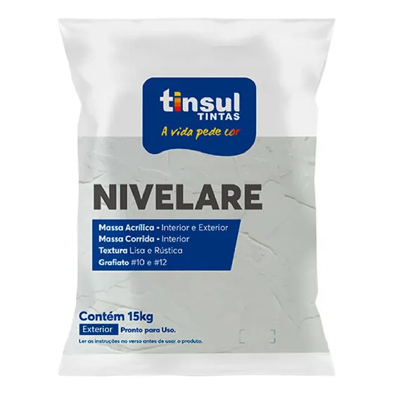 Enduído Exterior Acrílico Tinsul Premium 15 Kg