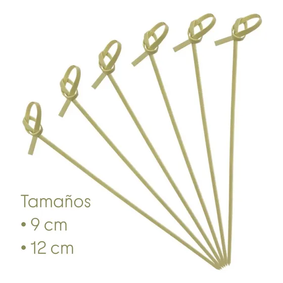 Pinchos De Bambú De 50 Unidades Para Pasapalos